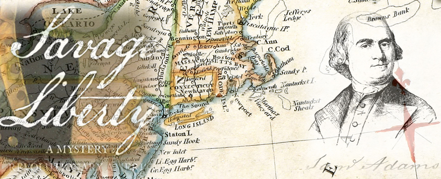 Early map of Colonial America.