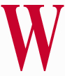 W red