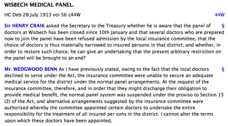 WISBECH MEDICALPANEL