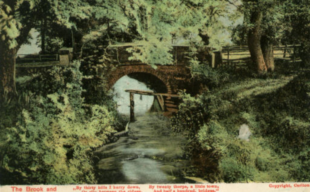 Somersby Brook and Bridge 1910 1 Large